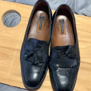 Florsheim mens size 10.5 black leather loafers